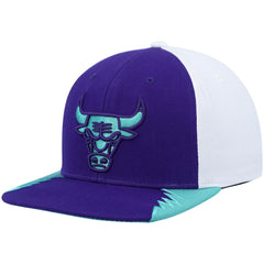 Chicago Bulls Day 5 Snapback Hat Purple | Mitchell & Ness outlet