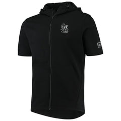 St. Louis Cardinals Levelwear Recruit Short Sleeve Full-Zip Hoodie Jacket - Black - MLB Discount