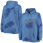 Washington Nationals Women's Plus Size Cloud Pullover Hoodie - Navy - MLB Lifestyle