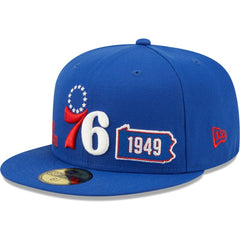 Philadelphia 76ers Fall 22 Identity 59FIFTY Fitted Hat Royal | New Era for sale