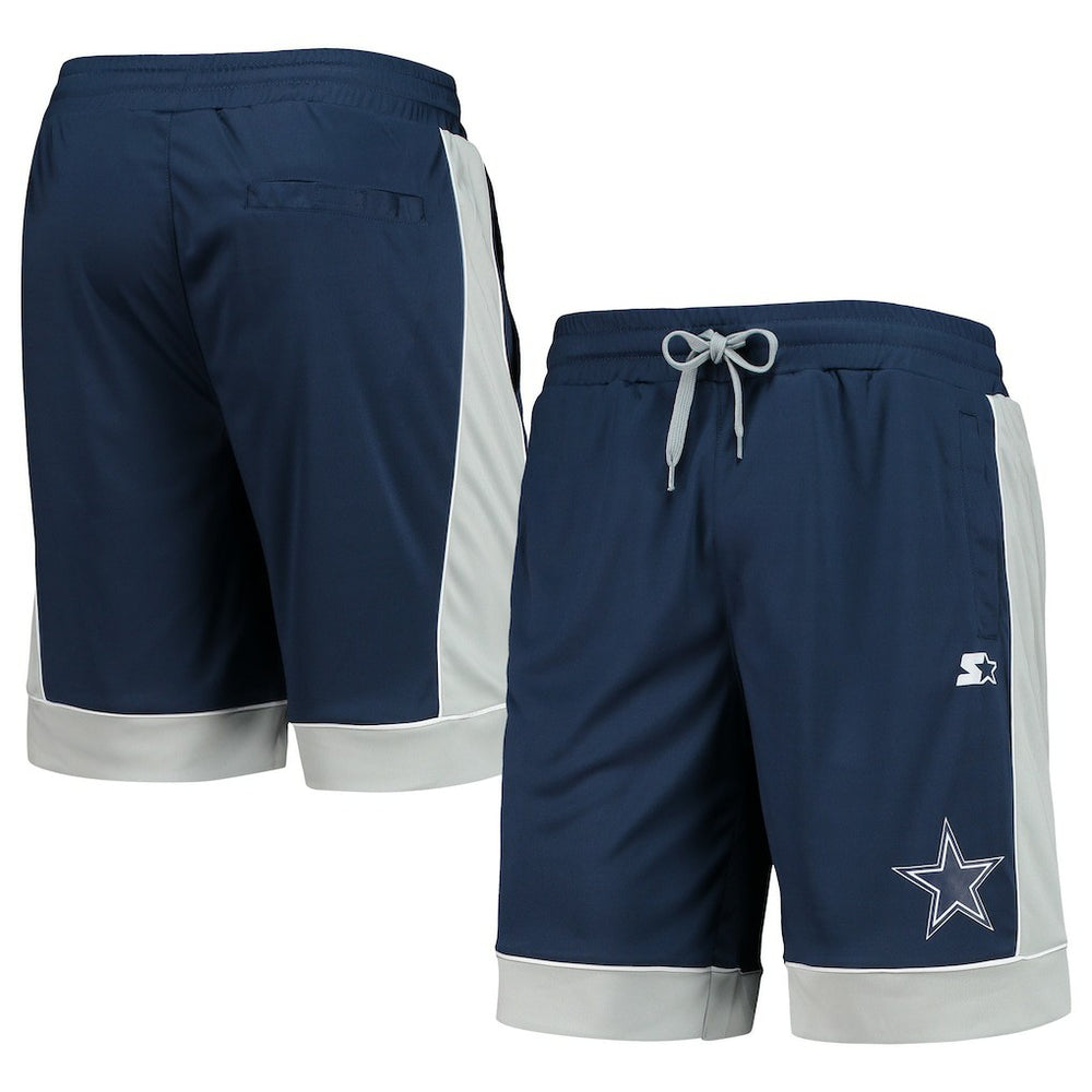 Dallas Cowboys G-III Sports by Carl Banks Fan Favorite Fashion Shorts -Navy/Gray