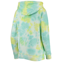Chicago Cubs New Era Women's Tie-Dye Full-Zip Hoodie - White - New Era Sale