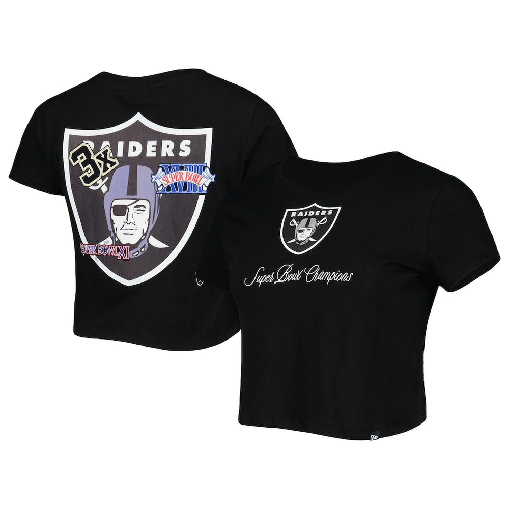 Las Vegas Raiders New Era Women's Historic Champs T-Shirt Black