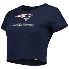 New England Patriots New Era Women's Historic Champs T-Shirt Navy