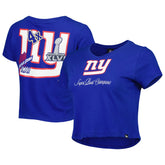 New York Giants New Era Women's Historic Champs T-Shirt Royal