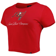Tampa Bay Buccaneers New Era Women's Historic Champs T-Shirt Red