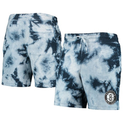 Brooklyn Nets Fleece Tie-Dye Shorts Blue | New Era Lifestyle