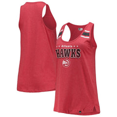 Atlanta Hawks Women's Scoop-Neck Racerback Tank Top Red | New Era for sale