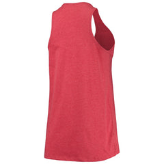 Chicago Bulls Women's Scoop-Neck Racerback Tank Top for sale Heathered Red | New Era discount