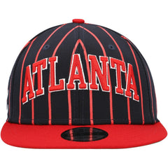 Atlanta Braves New Era City Arch 9FIFTY Snapback Hat - Navy/Red - New Era Discount