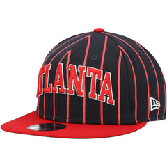 Atlanta Braves New Era City Arch 9FIFTY Snapback Hat - Navy/Red - New Era Discount