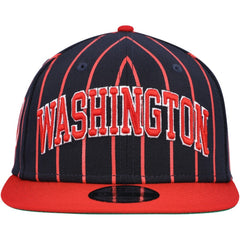 Washington Nationals New Era City Arch 9FIFTY Snapback Hat - Navy/Red - New Era Discount