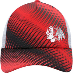 Chicago Blackhawks adidas Women's Graphic Foam Trucker Snapback Hat - Red/White - NHL 4688372