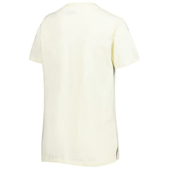Las Vegas Raiders New Era Women's Chrome Sideline T-Shirt Cream