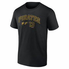 Ke'Bryan Hayes Pittsburgh Pirates Fanatics Player Name & Number T-Shirt - Black - Fanatics on Sale