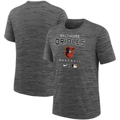 Baltimore Orioles Nike Youth Authentic Collection Practice Velocity Performance T-Shirt - Charcoal - Nike on Sale