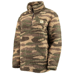 New York Rangers G-III Sports by Carl Banks Women's Sherpa Quarter-Zip Jacket - Camo - NHL 4692600