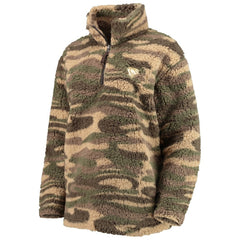 Pittsburgh Penguins G-III Sports by Carl Banks Women's Sherpa Quarter-Zip Jacket - Camo - NHL 4692601