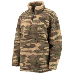 Washington Capitals G-III Sports by Carl Banks Women's Sherpa Quarter-Zip Jacket - Camo - NHL 4692604