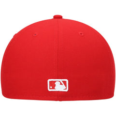 San Diego Padres New Era White Logo 59FIFTY Fitted Hat - Red - New Era on Sale
