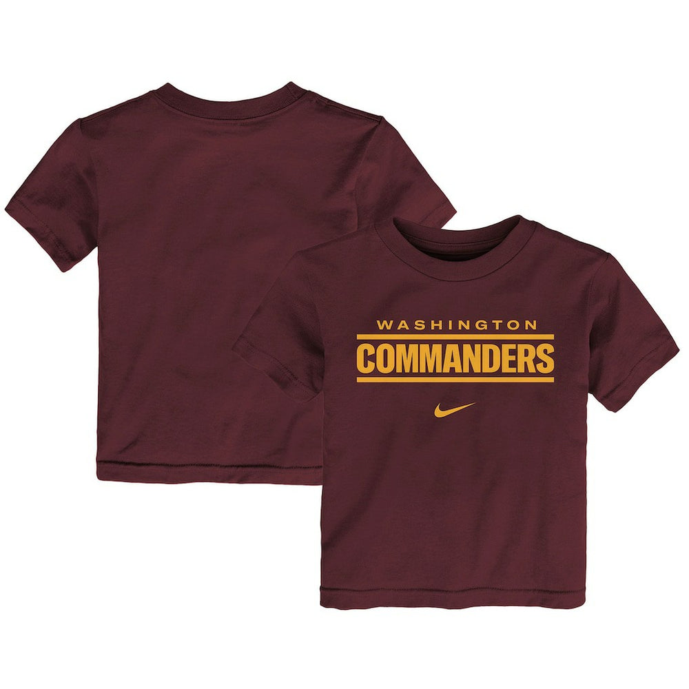 Nike Washington Commanders Preschool Wordmark T-Shirt Burgundy