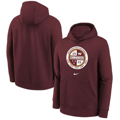 Nike Washington Commanders Youth Alternate Logo Pullover Hoodie Burgundy