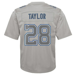 Nike Jonathan Taylor Indianapolis Colts Youth Atmosphere Game Jersey Gray