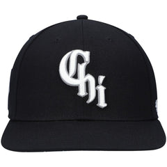 Chicago White Sox '47 2021 City Connect Captain Snapback Hat - Black - 47 brand Lifestyle