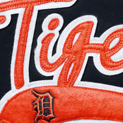 Detroit Tigers Soft as a Grape Women's Plus Size Side Split Pullover Hoodie - Navy - MLB Sale