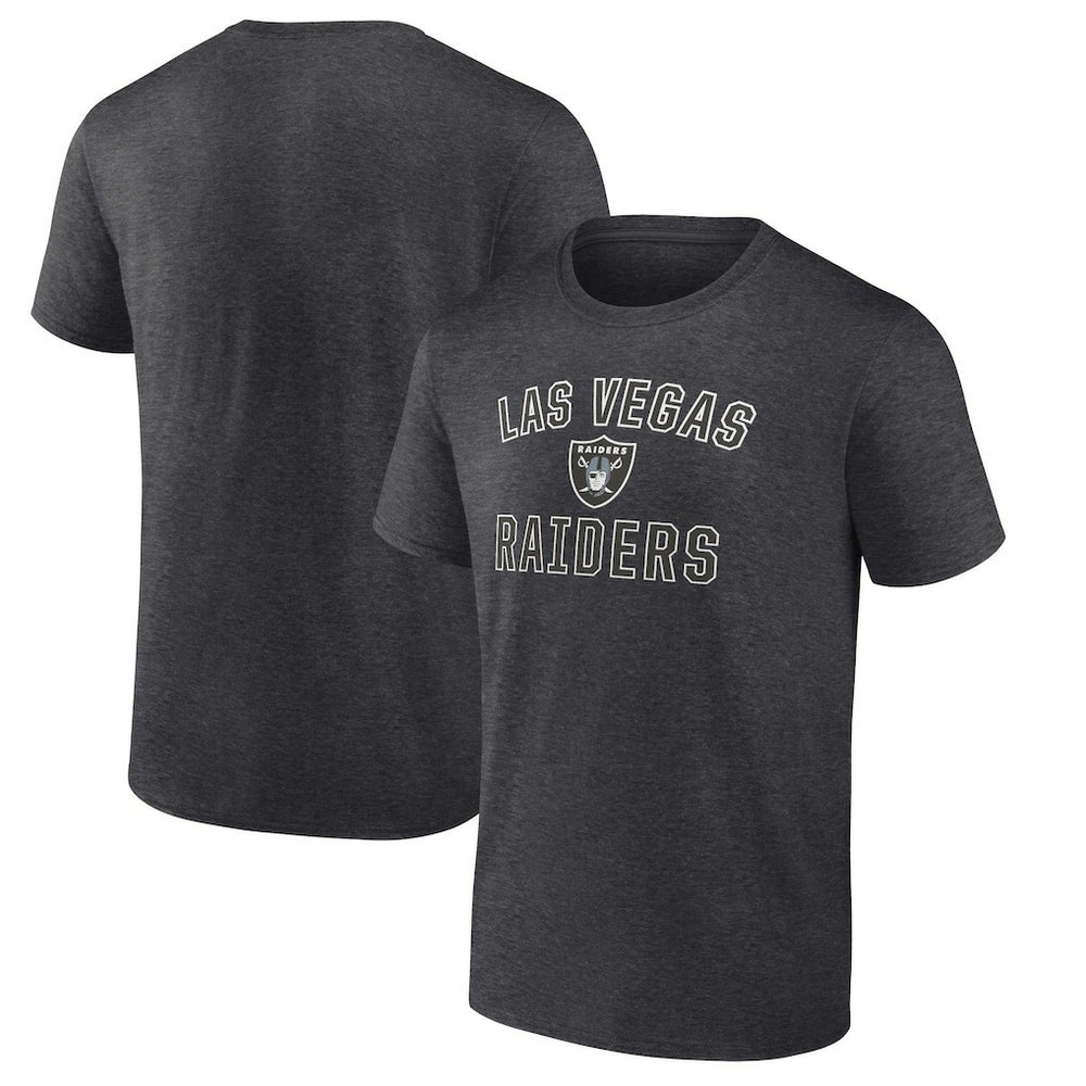 Fanatics Las Vegas Raiders Victory Arch T-Shirt Heather Charcoal