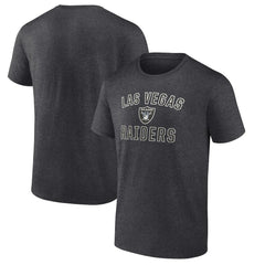 Fanatics Las Vegas Raiders Victory Arch T-Shirt Heather Charcoal