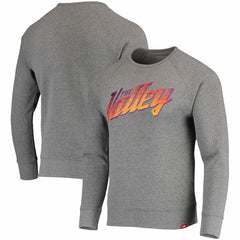 Phoenix Suns Sportiqe Harmon Raglan Tri-Blend Pullover Sweatshirt Gray