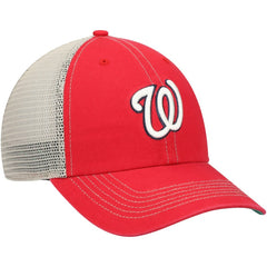 Washington Nationals '47 Trawler Clean Up Trucker Snapback Hat - Red - 47 brand Lifestyle