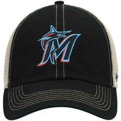 Miami Marlins '47 Trawler Clean Up Trucker Snapback Hat - Black - 47 brand Sale