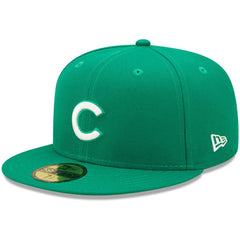 Chicago Cubs New Era White Logo 59FIFTY Fitted Hat - Kelly Green - New Era Lifestyle