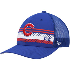 Chicago Cubs '47 Cumberland Trucker Snapback Hat - Royal - 47 brand on Sale