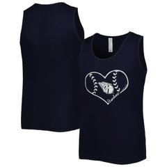 Cleveland Guardians Soft as a Grape Girls Youth Team Tank Top - Navy - MLB Online