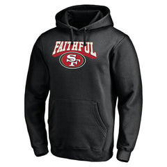 San Francisco 49ers Hometown Collection The Faithful Fitted Pullover Hoodie Black