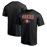 San Francisco 49ers Logo Team Lockup T-Shirt Black