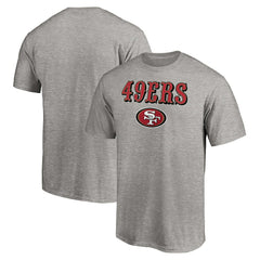 San Francisco 49ers Logo Team Lockup T-Shirt Heathered Gray