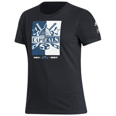 Washington Capitals adidas Women's Reverse Retro 2.0 Playmaker T-Shirt - Black - NHL 4712188