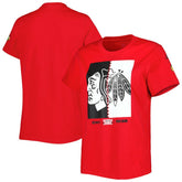 Chicago Blackhawks adidas Women's Reverse Retro Fresh T-Shirt - Red - NHL 4712195