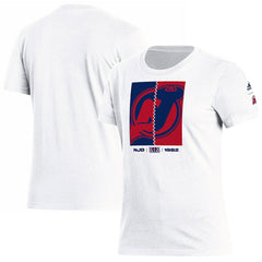 New Jersey Devils adidas Women's Reverse Retro 2.0 Playmaker T-Shirt - White - NHL 4712197