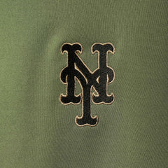 New York Mets Levelwear Delta Pursue Quarter-Zip Jacket - Olive - MLB Lifestyle