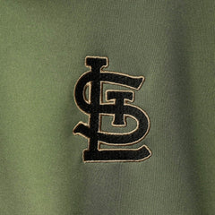 St. Louis Cardinals Levelwear Delta Pursue Quarter-Zip Jacket - Olive - MLB Online