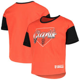 San Francisco Giants Girls Youth Bleachers T-Shirt - Orange - MLB Online