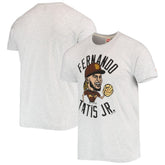 Fernando Tatis Jr. San Diego Padres Homage Caricature Tri-Blend T-Shirt - White - MLB Sale