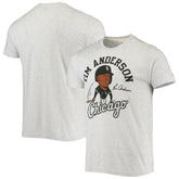 Tim Anderson Chicago White Sox Homage Caricature Tri-Blend T-Shirt - Heathered Gray - MLB Discount
