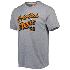 Baltimore Orioles Homage Hyper Local Tri-Blend T-Shirt - Gray - MLB Discount