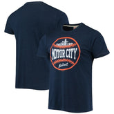 Detroit Tigers Homage Hyper Local Tri-Blend T-Shirt - Navy - MLB Online